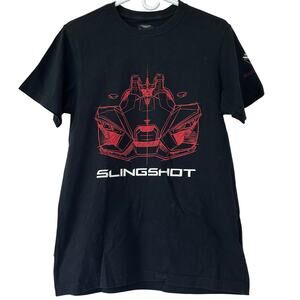Polaris Slingshot attitude motorcycle graphic T-Shirt biker Men’s Black Small